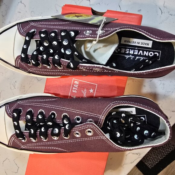 Converse Chuck 70 All Star Yin-Yang Low-Top Shoes 2025 Purple A15035 MEN 9.5 NEW - Picture 5 of 10